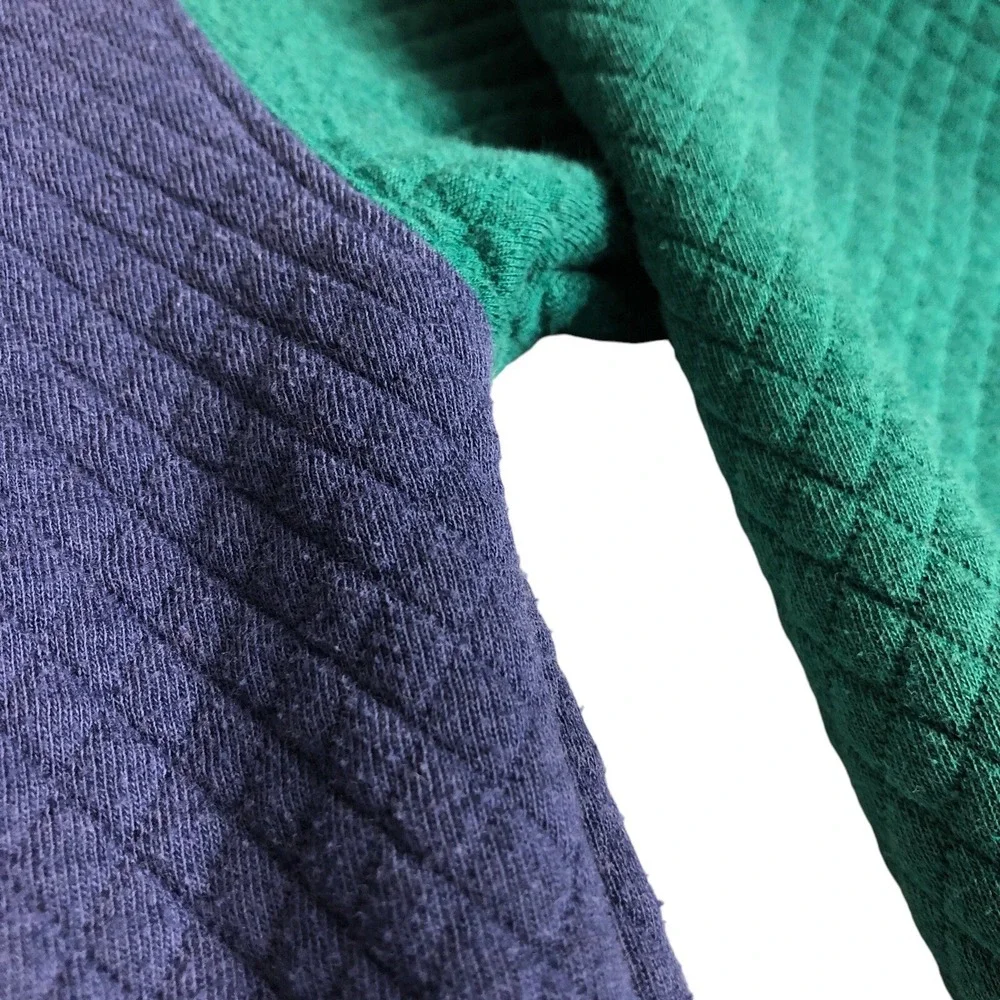 Vintage 80s Pacer Bomber Sweater Jacket Mens M Colorblock Varsity‎ Snap Front